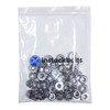 M6 Flange Lock Nuts Stainless 18-8 (304) Serrated Flange Nuts,