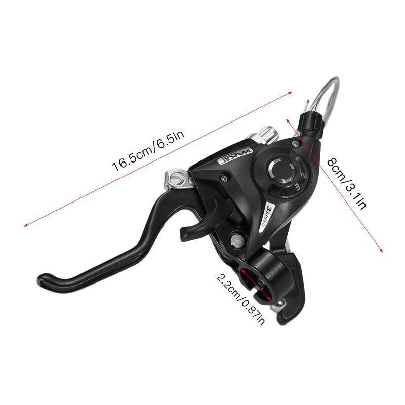 Bicycle Derailleur 2 Piece Bicycle Speed Shifter with Brake Shift