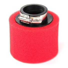 SUNQIAO 35mm Foam Air Filter, 35mm Air Filter Fit for SSR 50 70 90 110cc 125cc 150cc Pit Bike CRF50 CRF70 KLX110 Dirt Bike Foam Air Filter (Red)