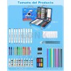 Set de Acuarelas y Acrílicas Lonk 53 Piezas con Marcadores,