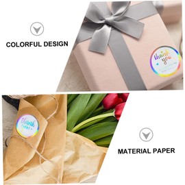 VILLFUL Thank You Stickers 500pcs/roll Holiday Decals Thanksgiving Decals Envelop Seals