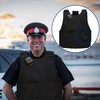 Terixe 2 Pack Mic Clips for Law Enforcement, Black Radio