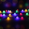 EONLYX Solar Crystal Ball String Lights, 20ft 30 LED Crystal