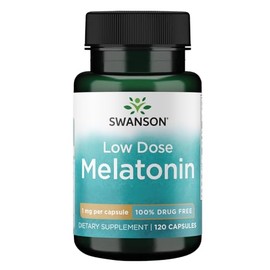 Swanson Melatonina 1 mg Full Spectrum Suplemento Alimenticio 120 Cápsulas