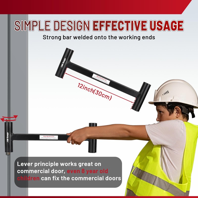 Hinge Adjustment Tool, Double Head Long Handle Hinge Bender, Heavy