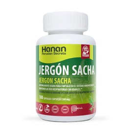 Hanan Jergon Sacha | 100 Vegan Capsules | Naturally Aids in Supporting Healthy Respiratory Functions & Immune Support (3 Pack)