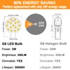 DUMILOO G8 LED Bulb Dimmable 3W Disc Puck Light Bulbs