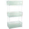 Acrylic Bathroom Storage Rack 3 Tiers Bathroom Counter Organizer Countertop