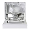 De Walden Goddaughter Gift, Engraved Silver Plated Rose Trinket Box