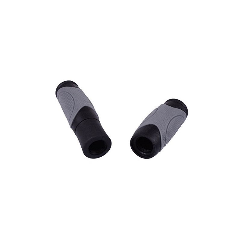Handles, bicycle grips, handlebar grips set for one-handed gear shift