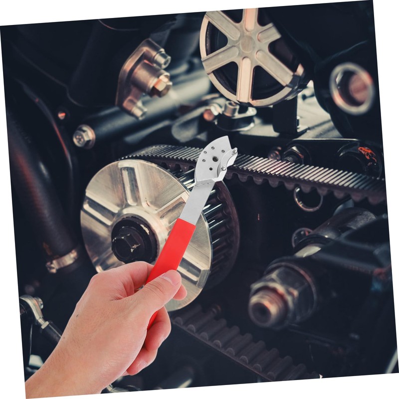 WOONEKY Red Belt Tension Adjuster Engine Timing Belt Tensioner Tool