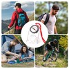 Navigation Compass,Compass Hiking,Multifunctional Waterproof Navigation Compass Map Ruler with Adjustable