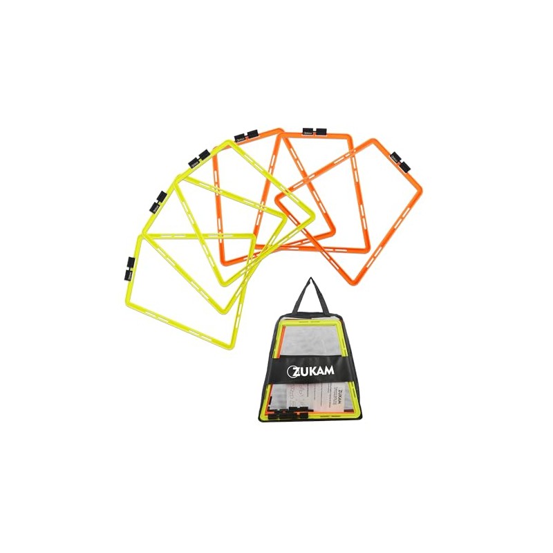 ZUKAM Trapezoid Agility Rings for Speed Training & Agility Footwork