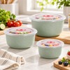 3-Piece Wheat Straw Food Storage Bowl Set for Meals –