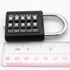 MIONI Guard Security 10 Digit Push Button Combination Padlock, 5