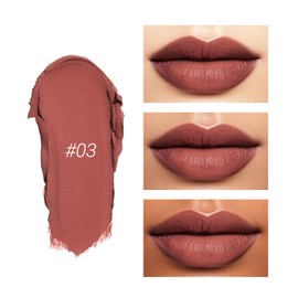 Erinde Matte Lipstick Crayon for Women, Cool Rose Pink 24 Hour Lipstick Lip Liner Pencil, Neutral Lip Stick Long Lasting Waterproof, Vegan & Cruelty-Free, 03