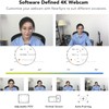 Nuroum V32AF 4K Webcam, Auto Focusing/Field of View Adjustable/Auto Framing/1080P