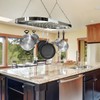 Sorbus® Pot and Pan Rack for Ceiling with Hooks —
