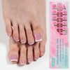 Misssix Misssix Press On Toe nails Short, 150Pcs French Toe