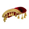 Western F.a.s.h.i.o.n Red Wool Costume Pirate Hat with and Gold
