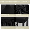 GOSTADY Bar Stool Covers Set of 4, Waterproof Barstool Seat
