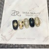 Next day delivery⭐Black mother-of-pearl nails⭐ / 다음날 발송⭐블랙 자개네일⭐