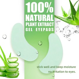 Lunamoon Eye Pads Eyelash Pads for Eyelash Extension Eyelash Lifting Eyelashes Colouring Eyelashes Eye Patches Eyelash Extension Pad 50 Pairs (Green Colour)