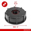 BOOPARTS - Adapter connection for IBC tank 2 inch (S60