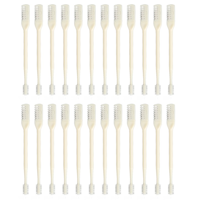 24 Pcs 360 Degree Rotating Nose Hair Trimmer Double Head