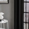 Topfinel Lace Curtain, Stylish, Solid Color, Set of 2, Width