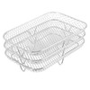 3PCS Fryer Rack Set 304 Stainless Steel Stackable Multi Layer