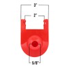 FlushLine 2" Toilet Flappers Replacement for Shark Fin GP84138, 84313,