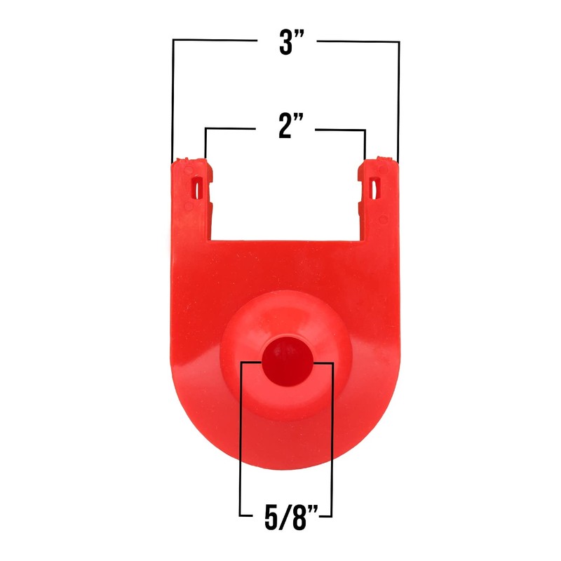 FlushLine 2" Toilet Flappers Replacement for Shark Fin GP84138, 84313,