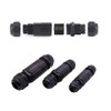3Pin Waterproof Junction Box Connector Electric Cable Inline Wire Slim