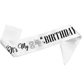 It's My 84th Birthday Sash,84 Years Old Sash,84th Birthday Gifts for Happy 84th Birthday Party Favor Supplies