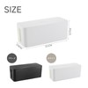 DIZLAS Cable Storage Outlet Box Power Strip Wire Storage Case