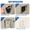 Metal Flush Fit Leveling Plate Wall Spacer for Wall Repair