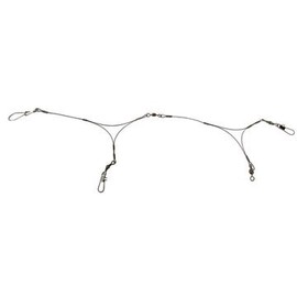 Sea Strike SNPR-60 Snapper Rig 60Lb Coated Wire, Double Drop