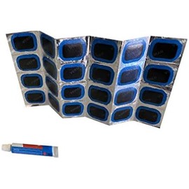 Caja Parche (24 PZ) con Pegamento para Bicicleta
