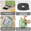 Wiltal Green Cute Retro Toaster 2 Slice with 1.58" Wide