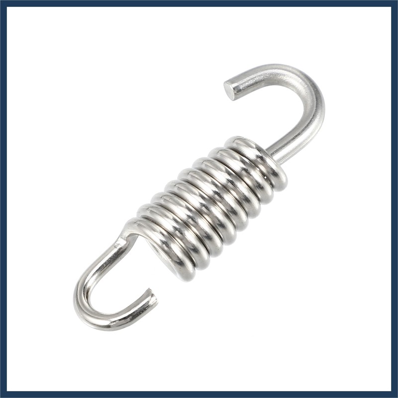 INFINAUTO 2 Pcs Universal Exhaust Pipe Spring for Motorcycles 43mm
