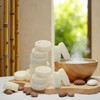 10 Pieces White Natural Loofah Discs Soap Making Loofah Scrub