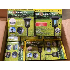 Pinnacle Brands LLC 6PK Bug Zapper Pro, Solar Powered Outdoor Bug Zapper LED Mosquito Killer Light
