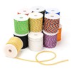 Mardatt 1Pcs 5mm x 18m 3-Ply Twisted Cord, Twisted Silk