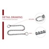 Choke Chain for Dogs,Heavy Metal Training Slip P Link Puppy