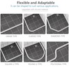 67Inch Shower Threshold Water Dam, Self-Adhesive Silicone Shower Barrier Water