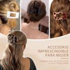 GeorgeX 8PCS Horquillas planas Para Cabello, Pasadores Mujer, Cómodas Pinzas