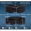 ZHENYEMEI Bluetooth Sleep Mask with Smart Timing, 100% Blackout 3D