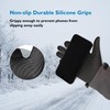 COOLJOB Touch Screen Winter Gloves Rubber Grip for Running Driving