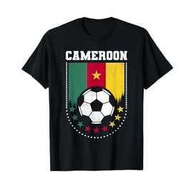Cameroon Flag Soccer Fan T-Shirt